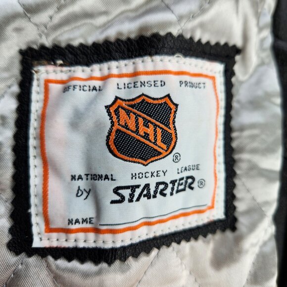 Los Angeles Kings NHL Vintage Leather Starter Jacket - Picture 8 of 16